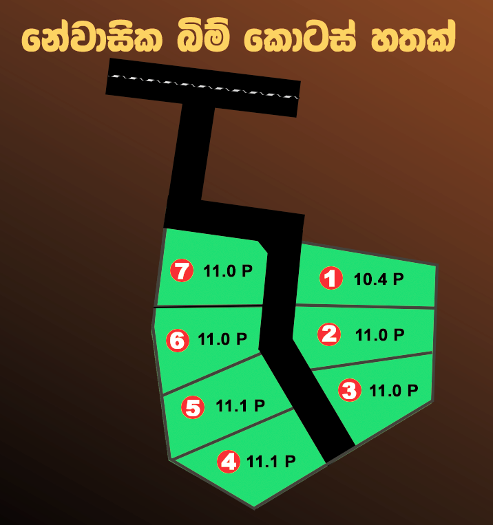 Ony 7 residential lots